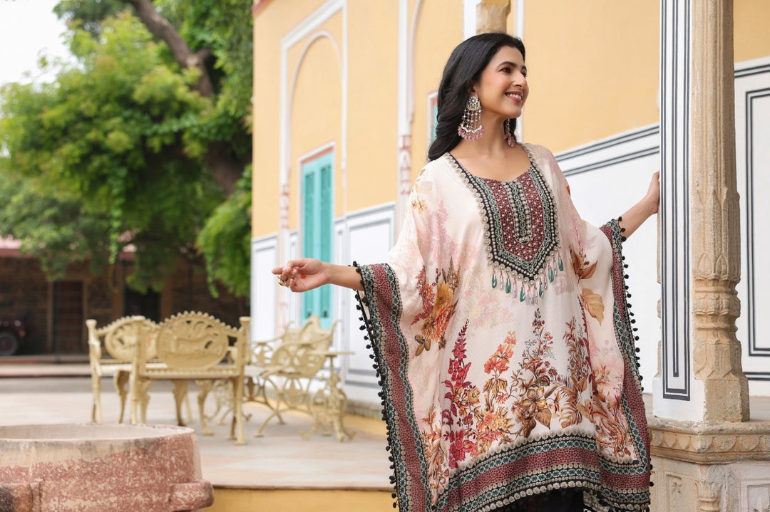 Mahua Monarch Kaftan Pant Set