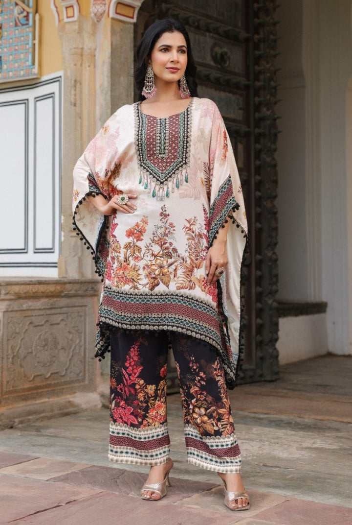 Mahua Monarch Kaftan Pant Set