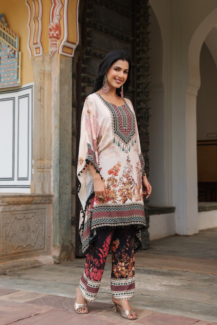Mahua Monarch Kaftan Pant Set
