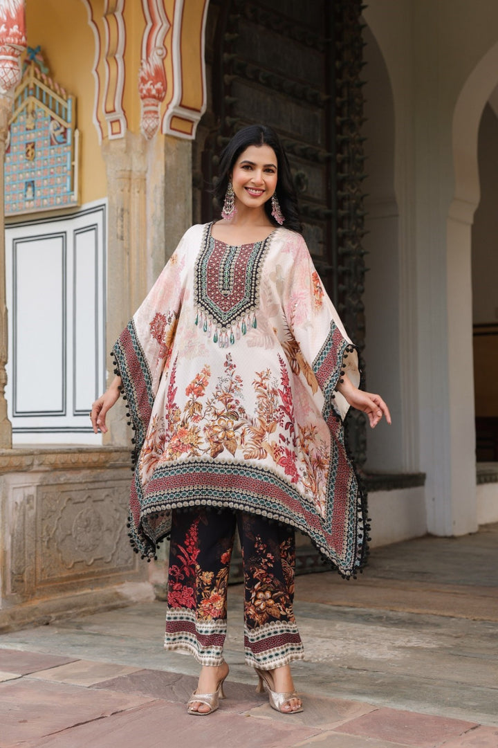 Mahua Monarch Kaftan Pant Set