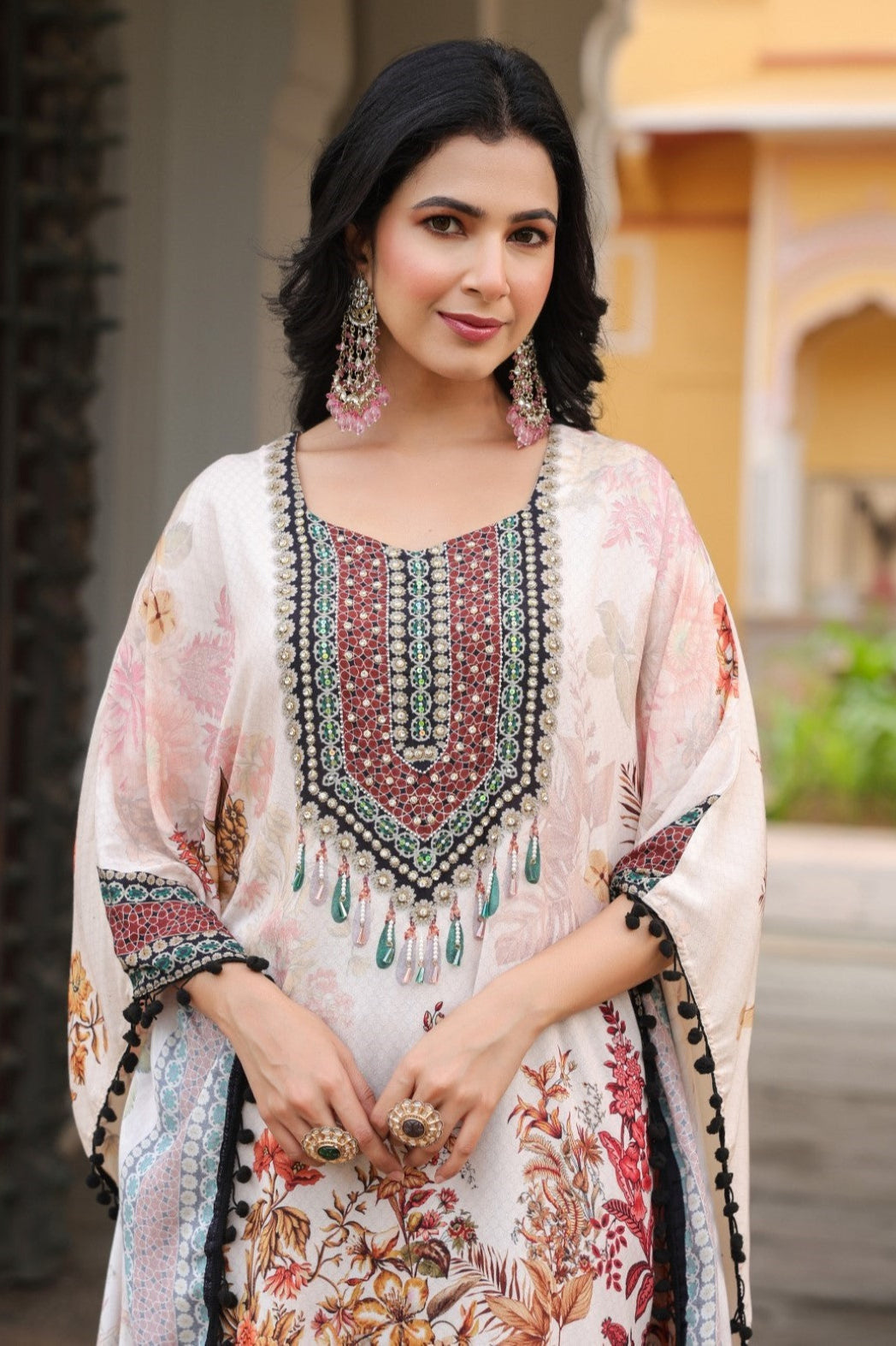 Mahua Monarch Kaftan Pant Set