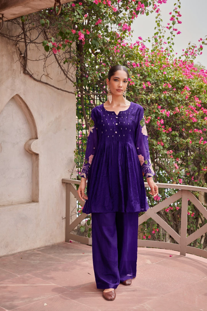 Sangini Tyrian Embroidery Work Suit set