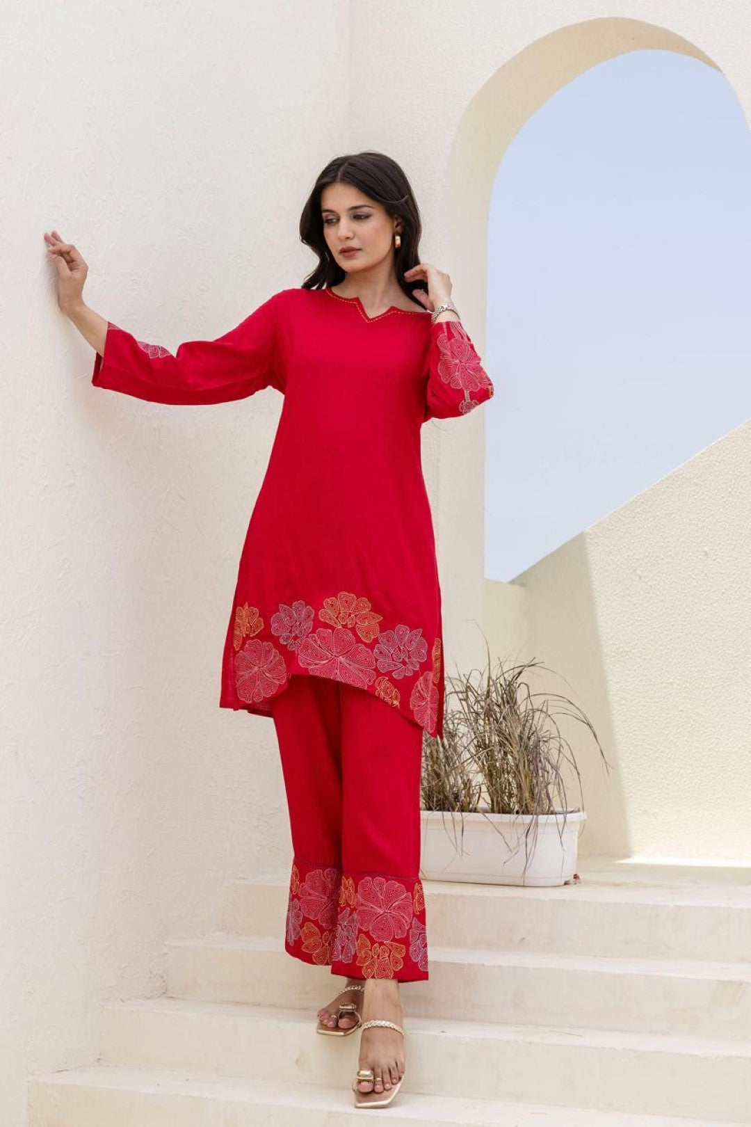 Mokabara brink cotton co-ord set