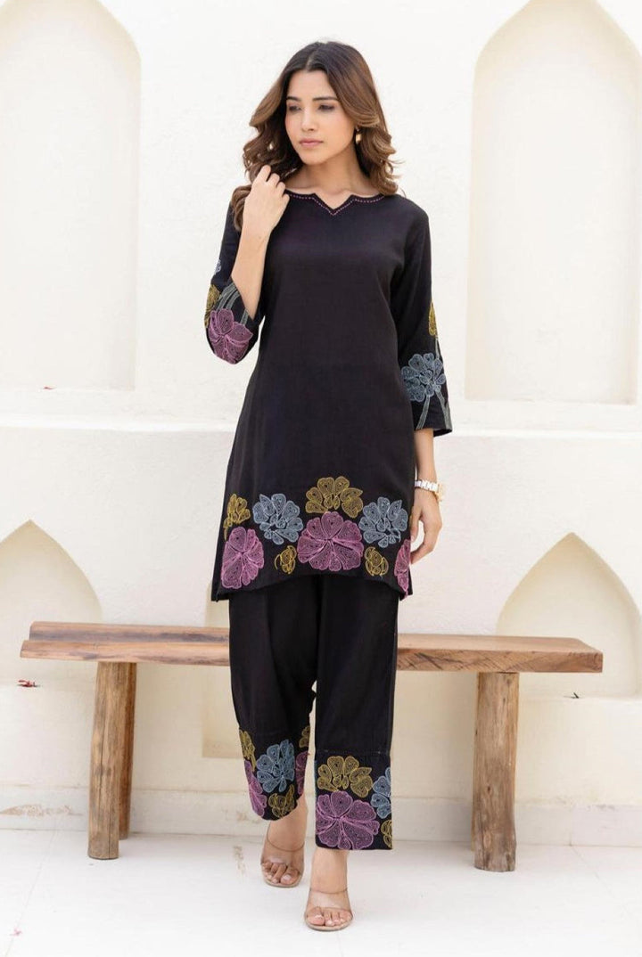 Mokabara Onyx cotton co-ord set