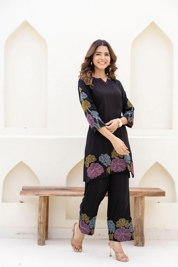 Mokabara Onyx cotton co-ord set