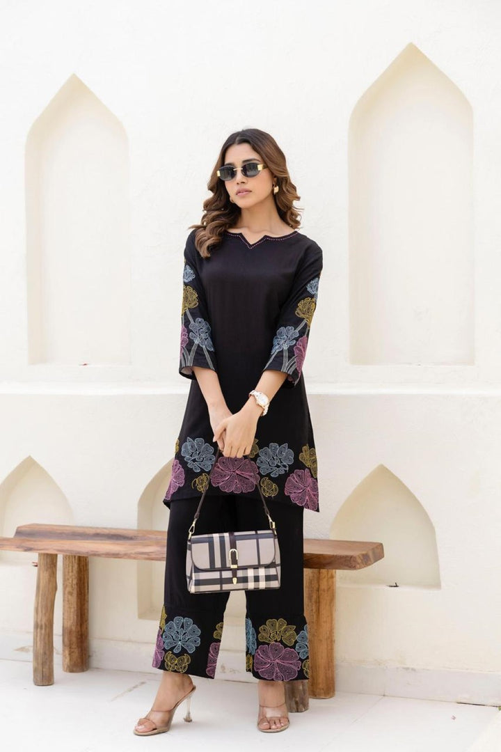 Mokabara Onyx cotton co-ord set