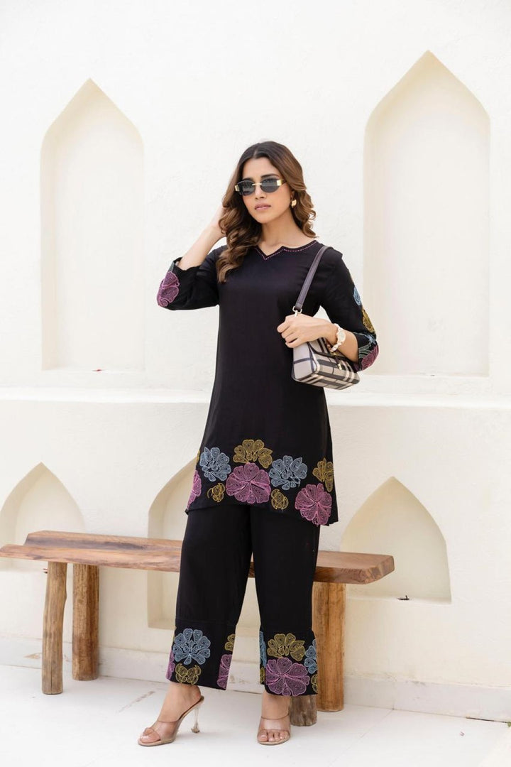 Mokabara Onyx cotton co-ord set