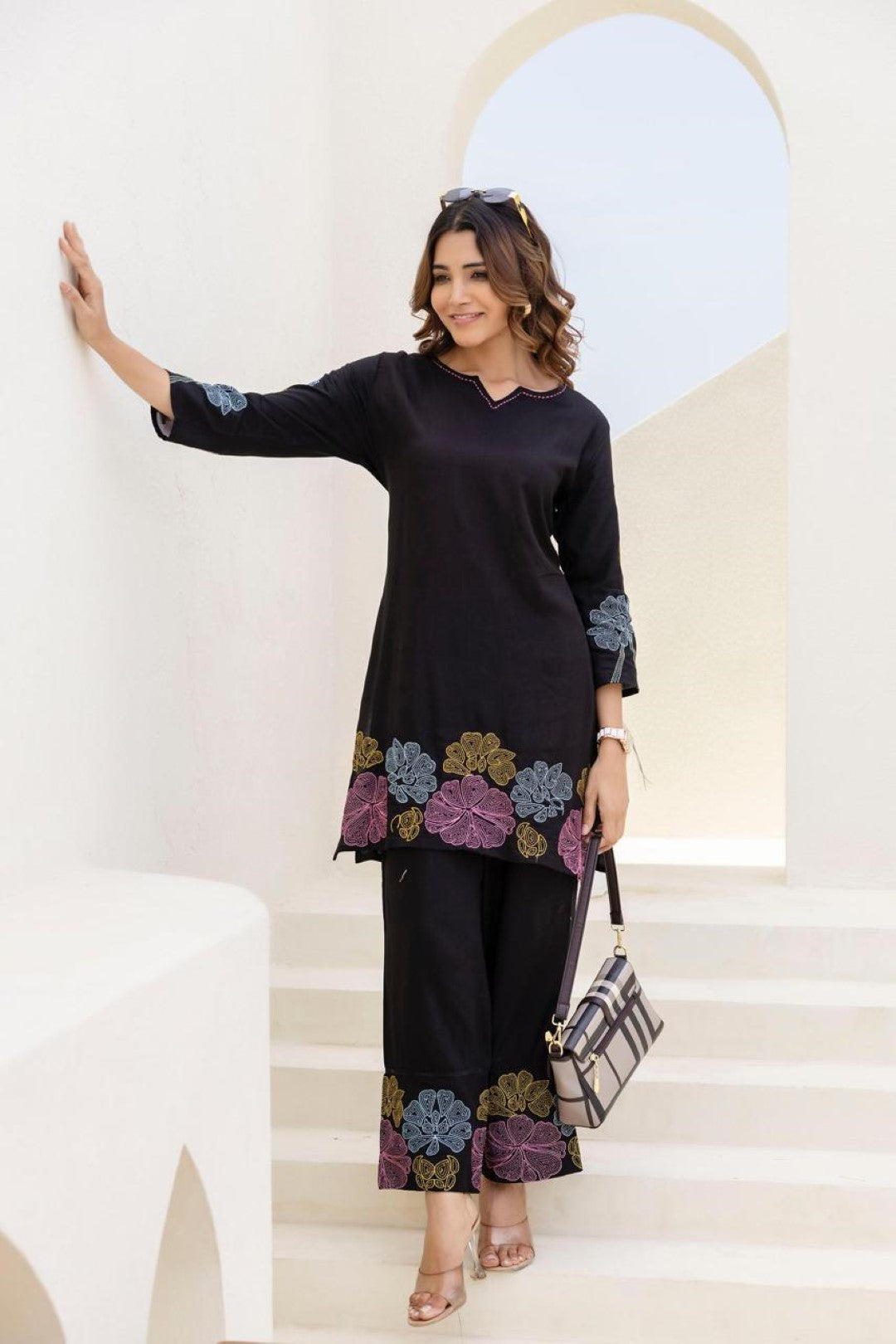 Mokabara Onyx cotton co-ord set