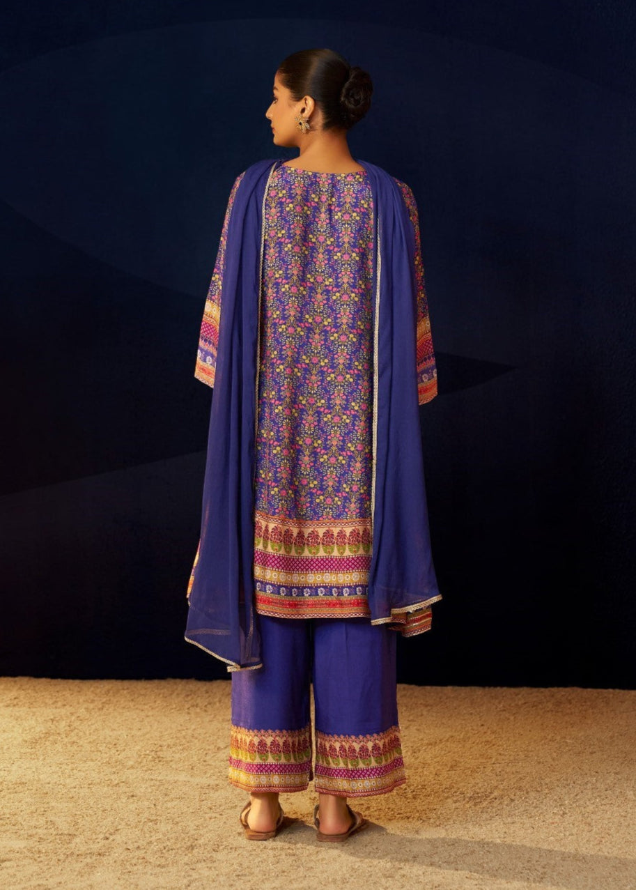 Aster Periwinkle full work suit set