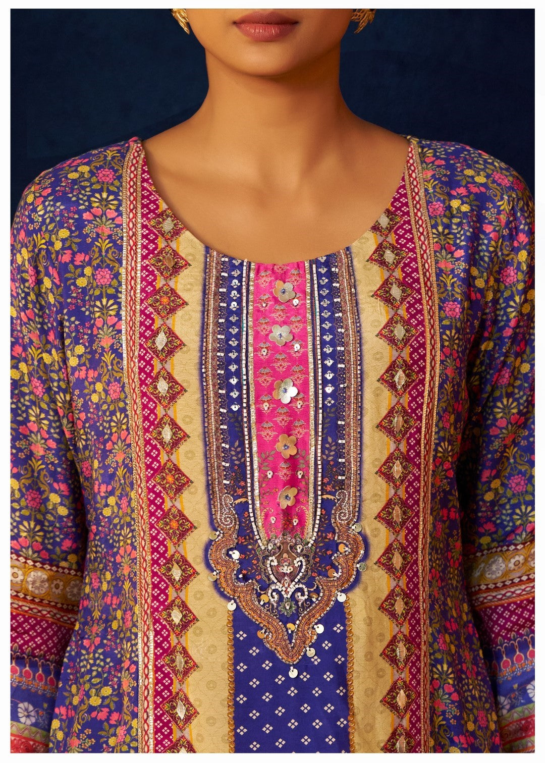 Aster Periwinkle full work suit set