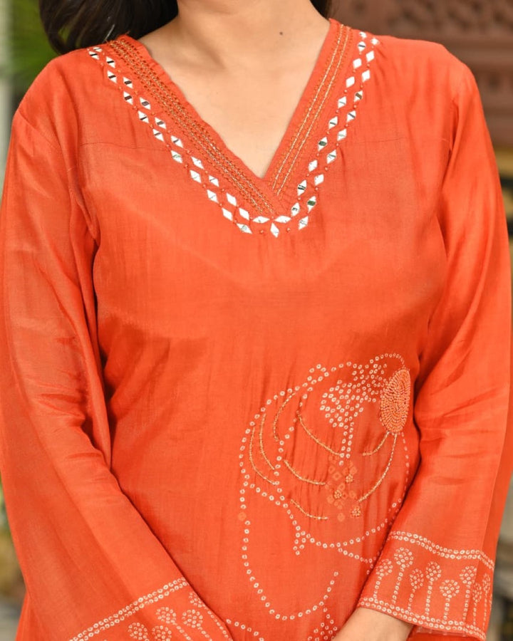 Bodhi coral premium co-ord set