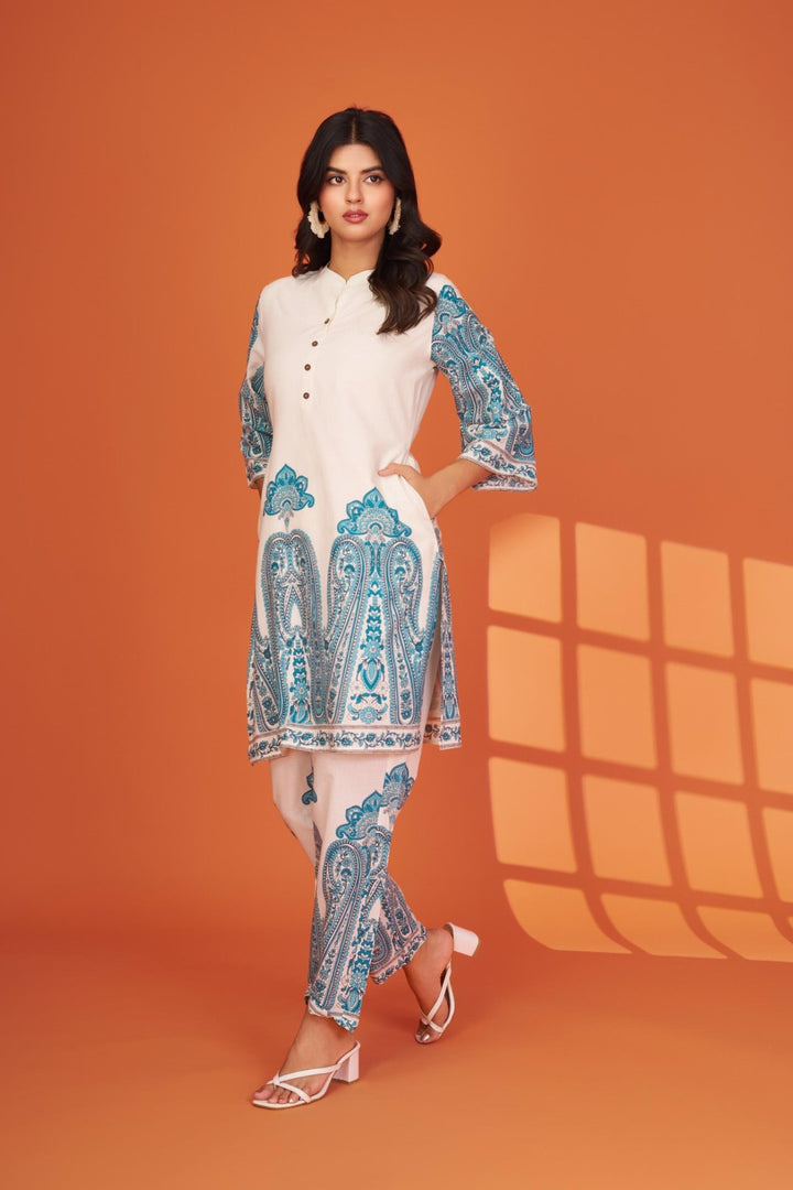 Maurya helium printed cotton co-ord set