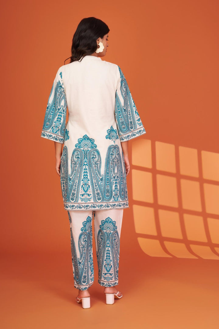 Maurya helium printed cotton co-ord set