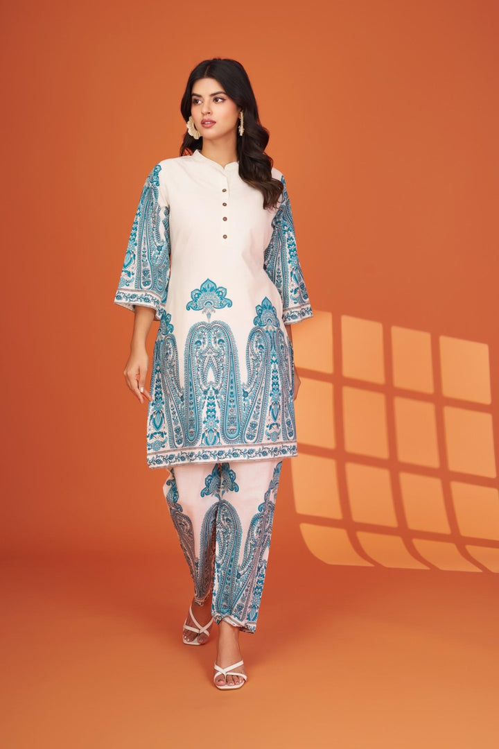 Maurya helium printed cotton co-ord set