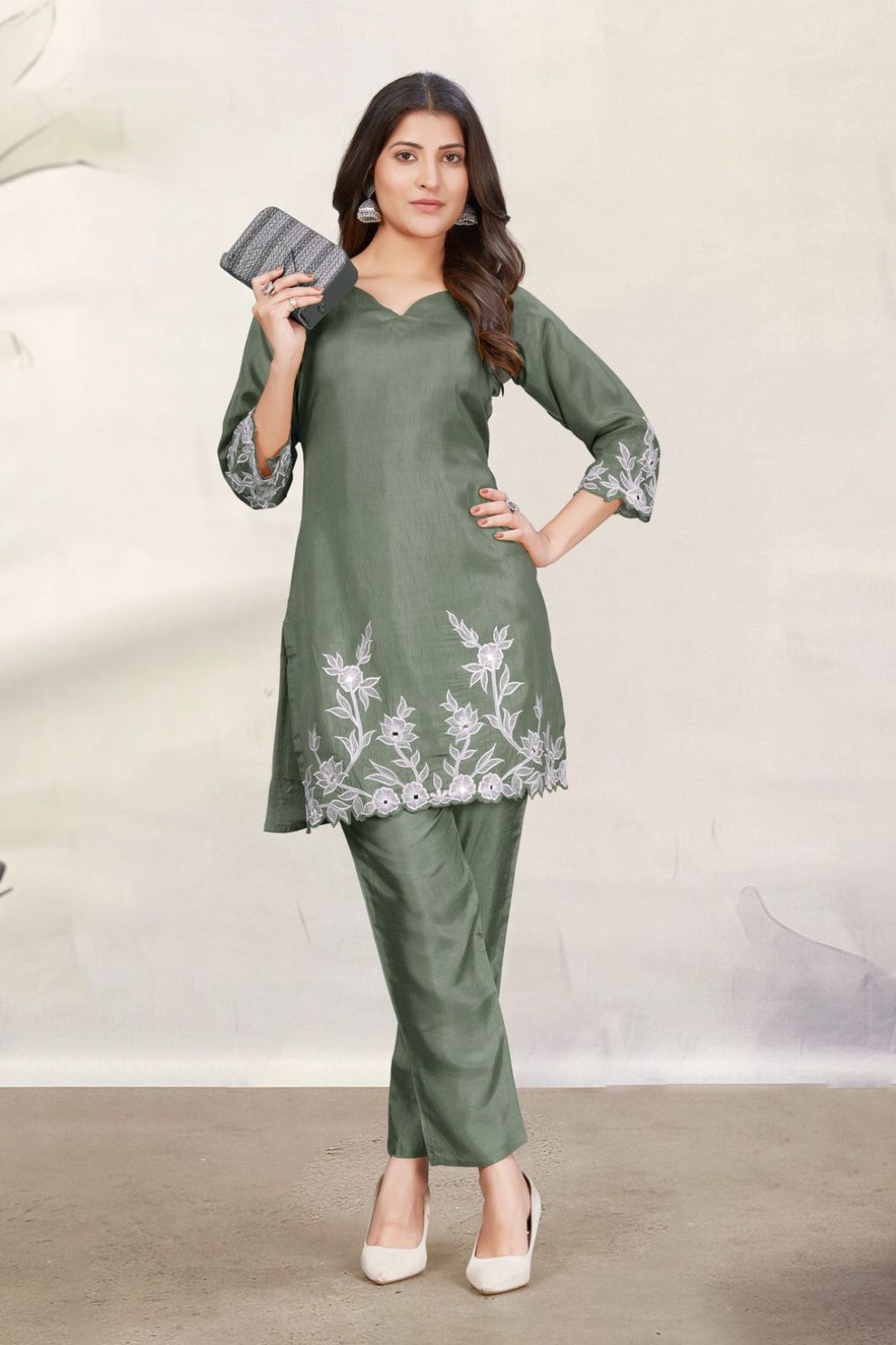 Divya kelly embroidery co-ord set