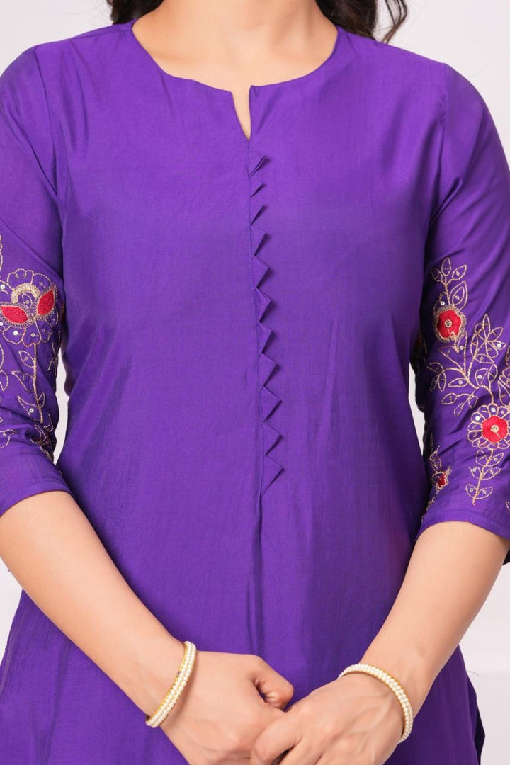 Jayti Rebecca Embroidered Suit Set