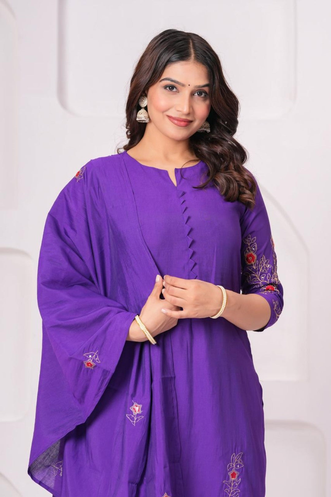 Jayti Rebecca Embroidered Suit Set