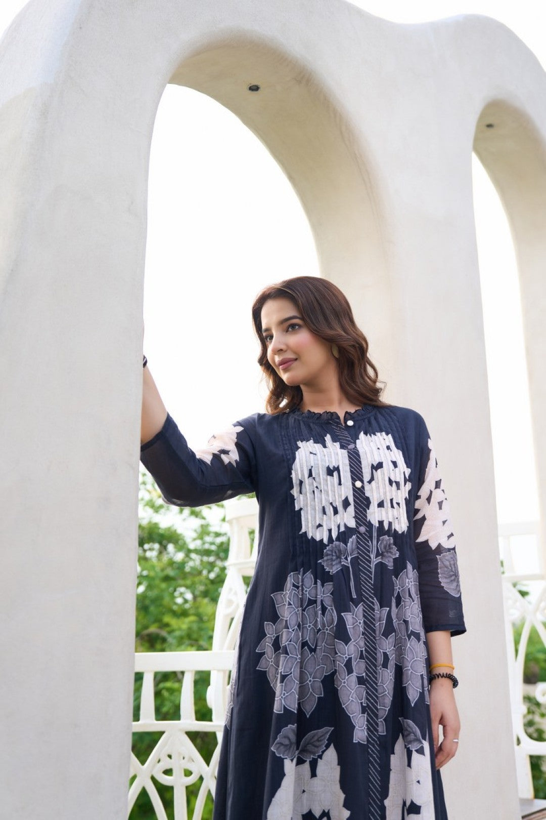 Akira marine Printed cotton kurta pant set