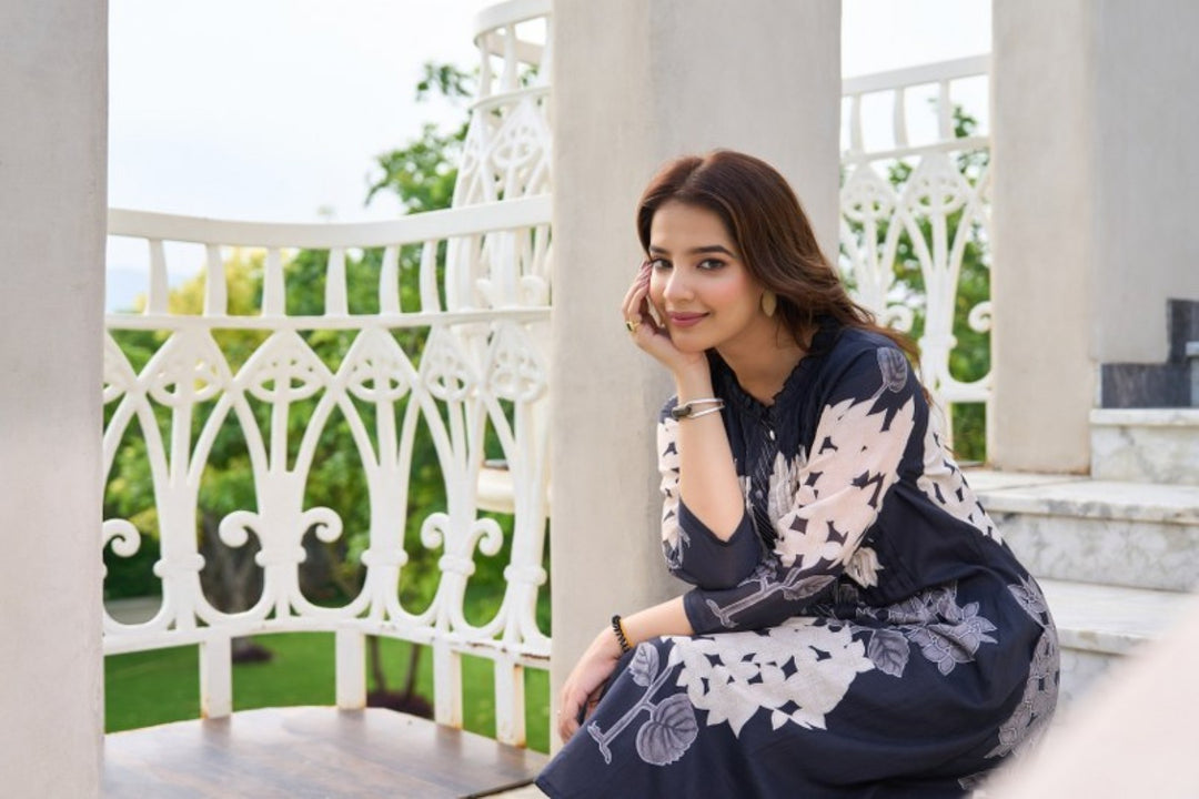 Akira marine Printed cotton kurta pant set