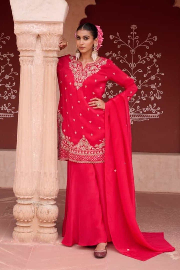 Sangini zarqa full work suit set