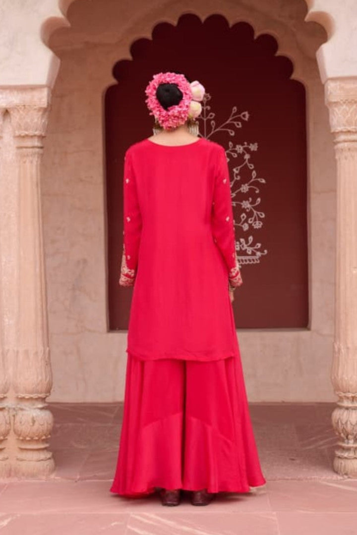 Sangini zarqa full work suit set