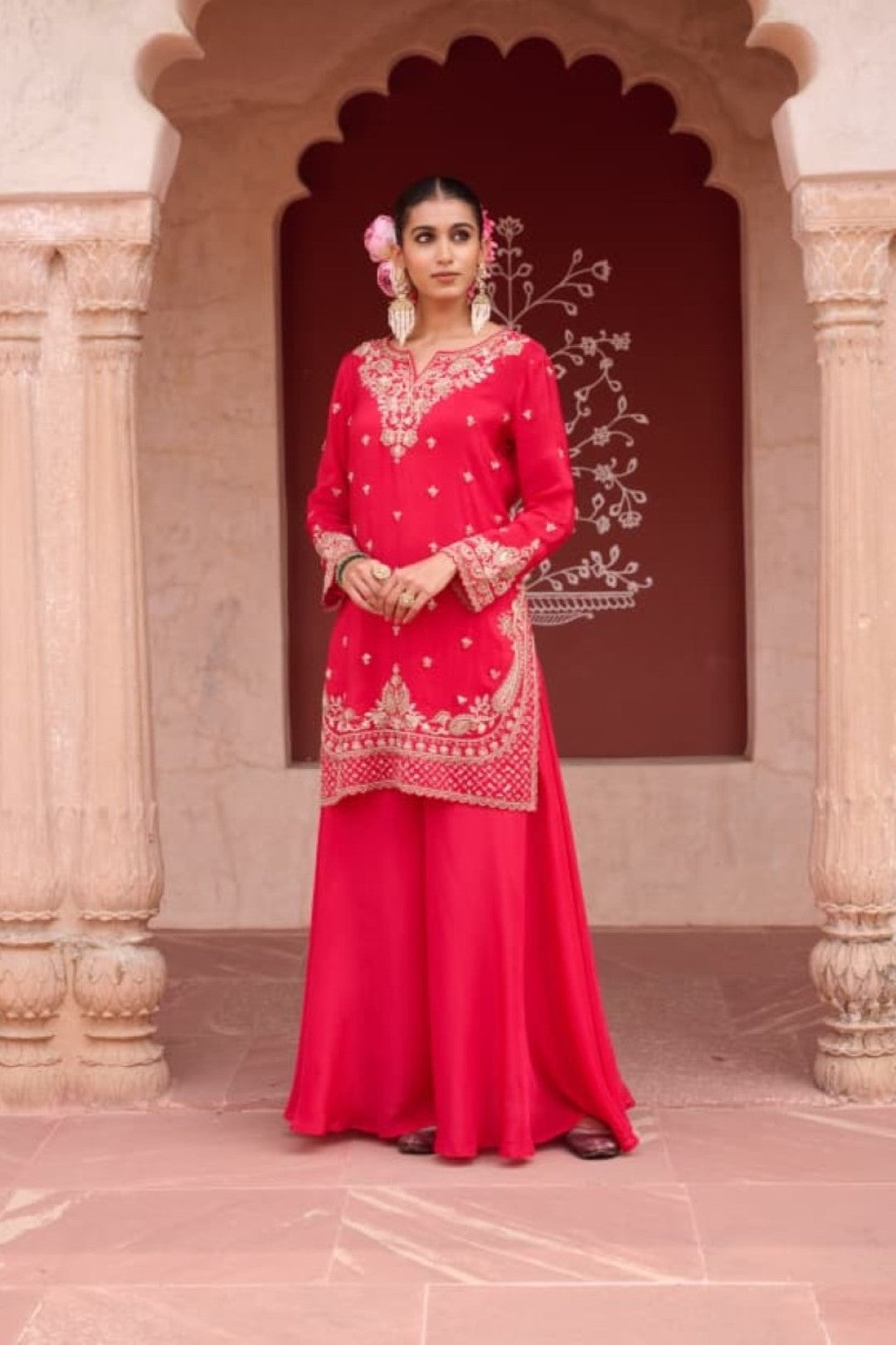 Sangini zarqa full work suit set