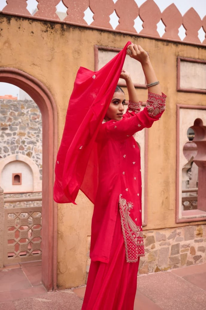 Sangini zarqa full work suit set