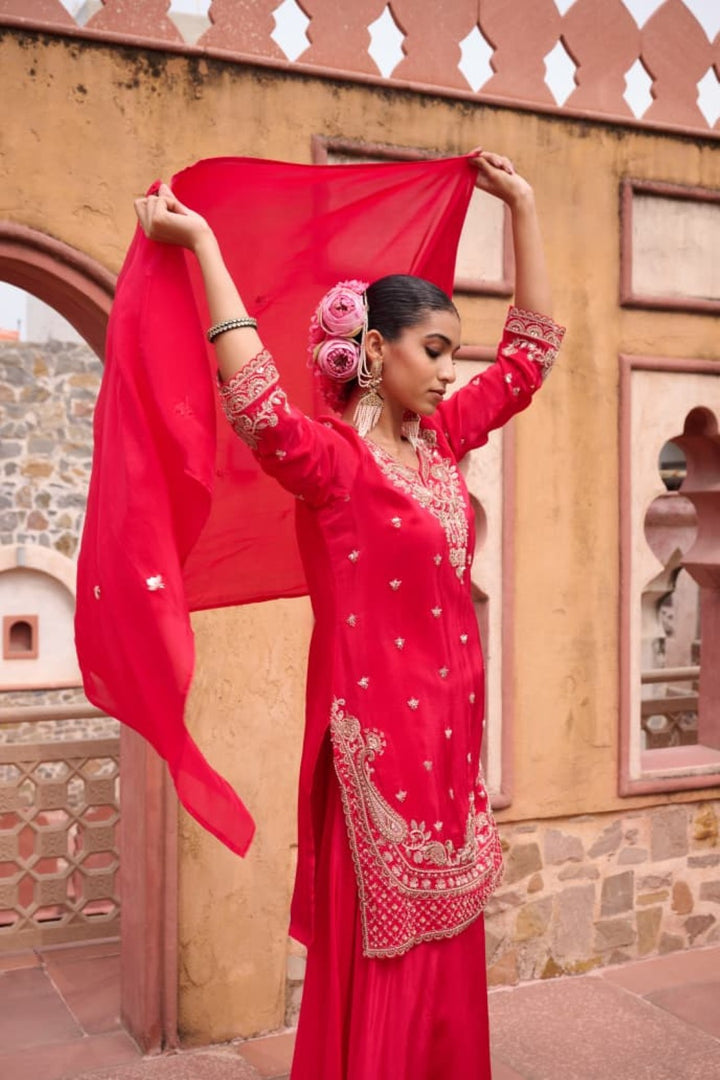 Sangini zarqa full work suit set