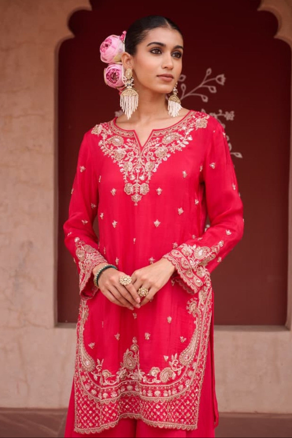 Sangini zarqa full work suit set