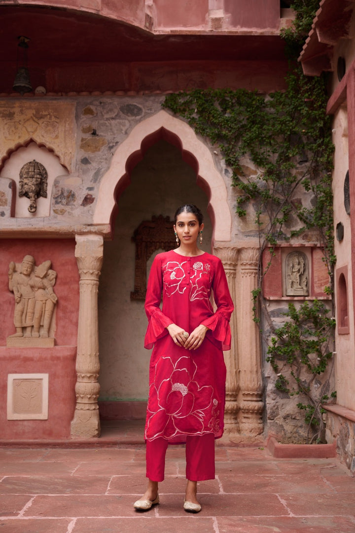 Sangini Cameo applique work suit set