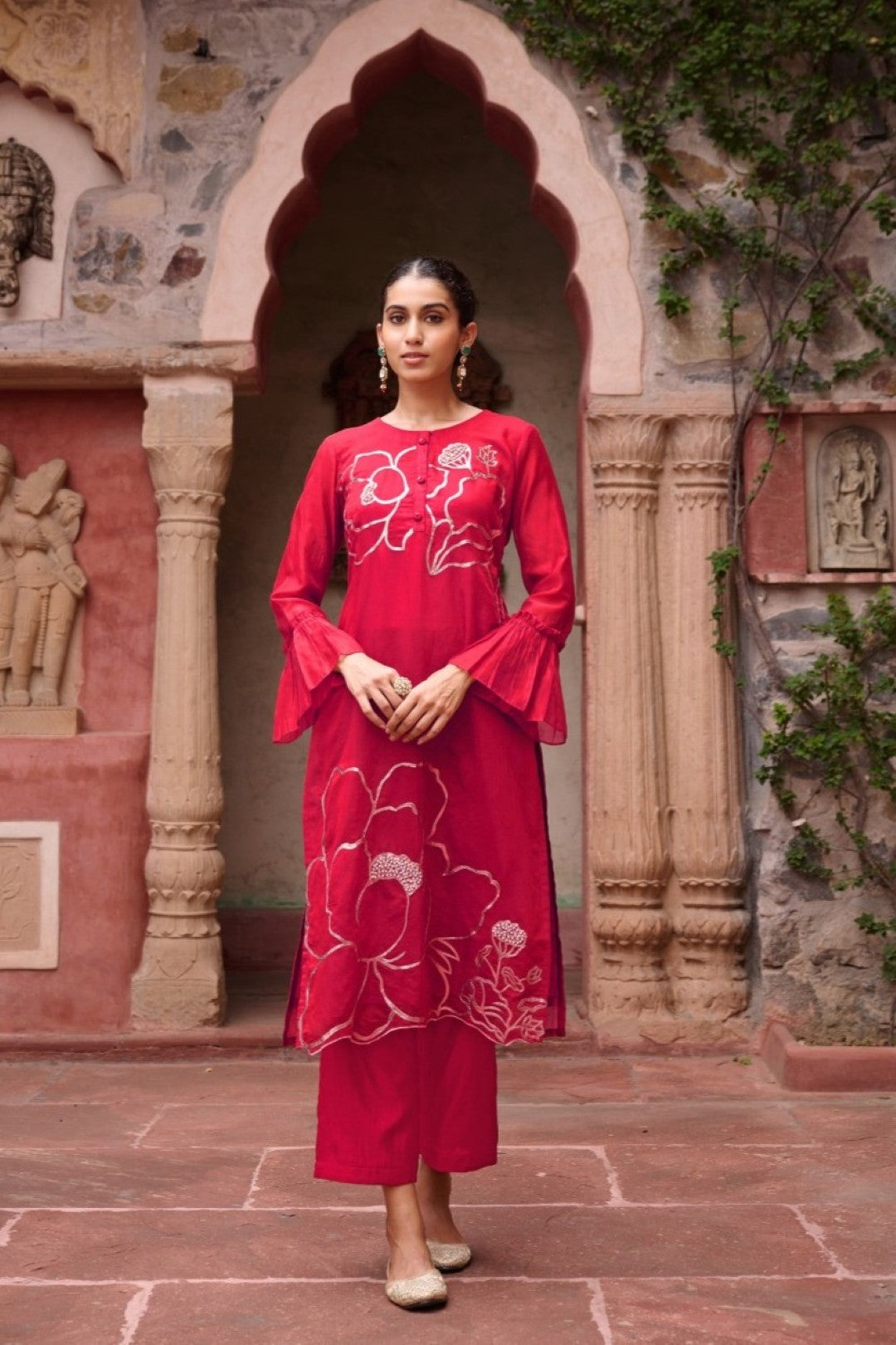 Sangini Cameo applique work suit set