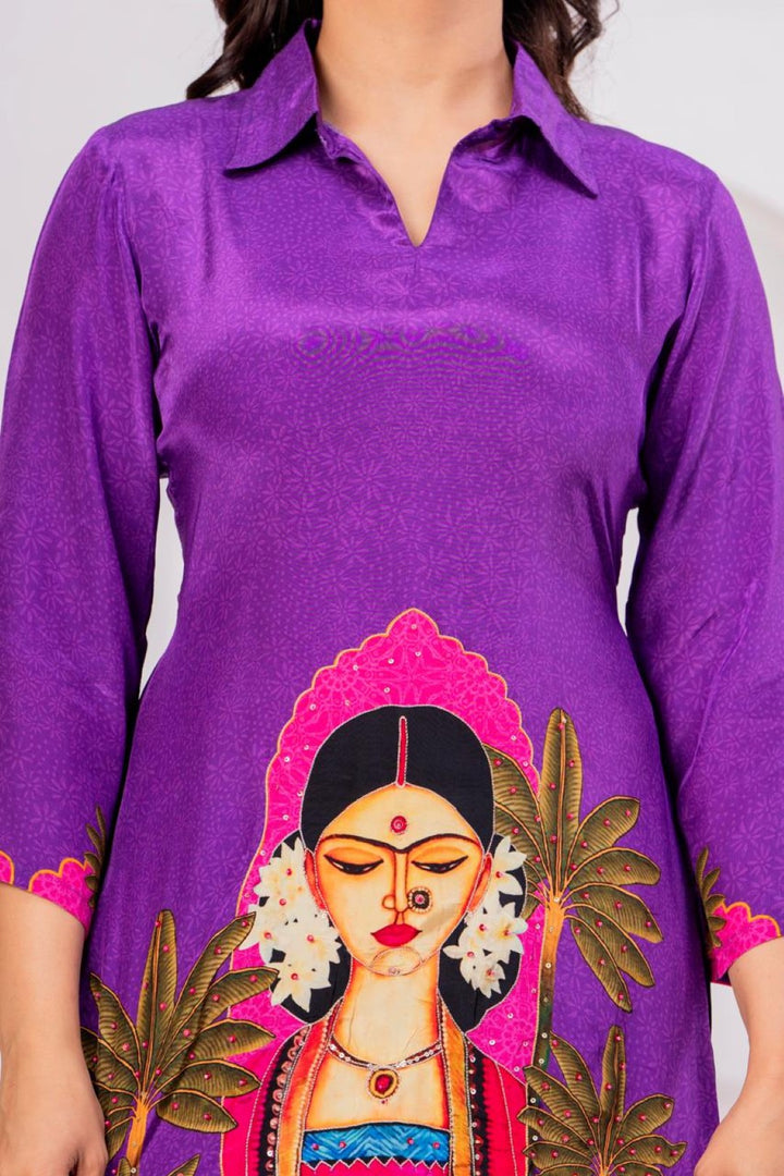 Maurya Claret Printed Co-ord Set