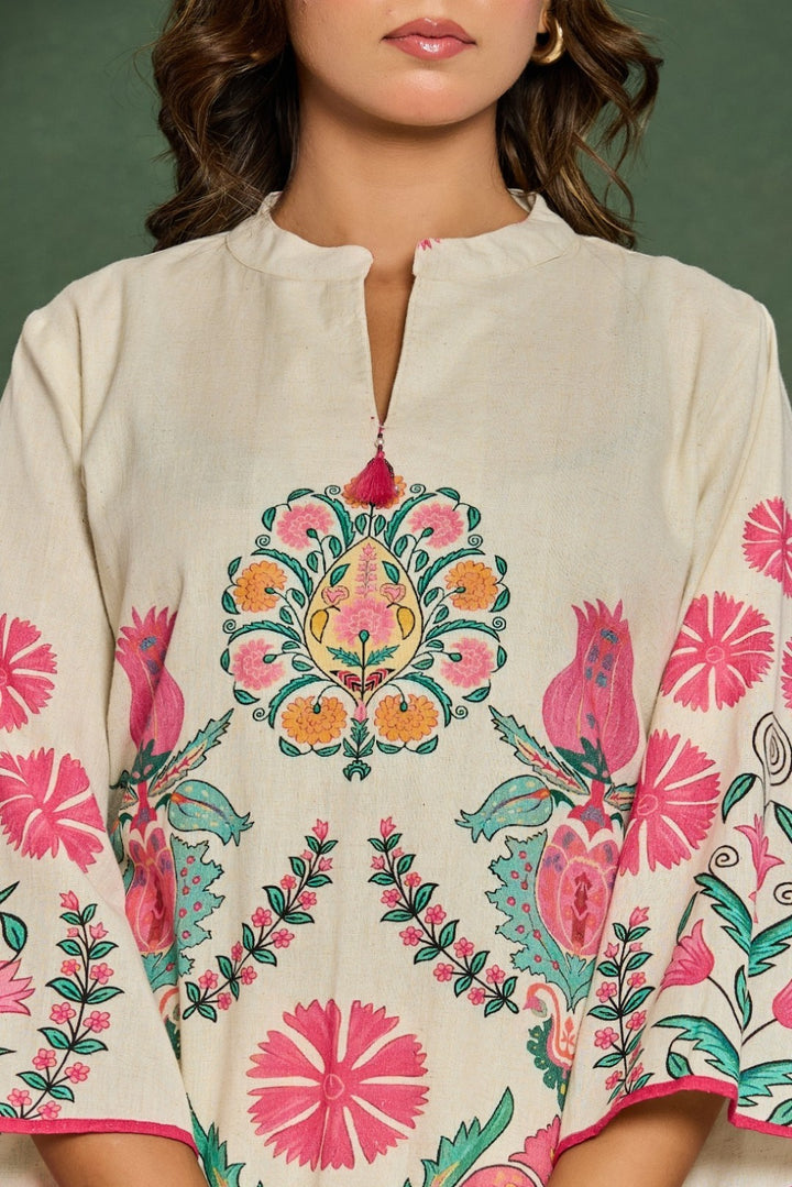 Marda Dove Printed Cotton Co-ord Set