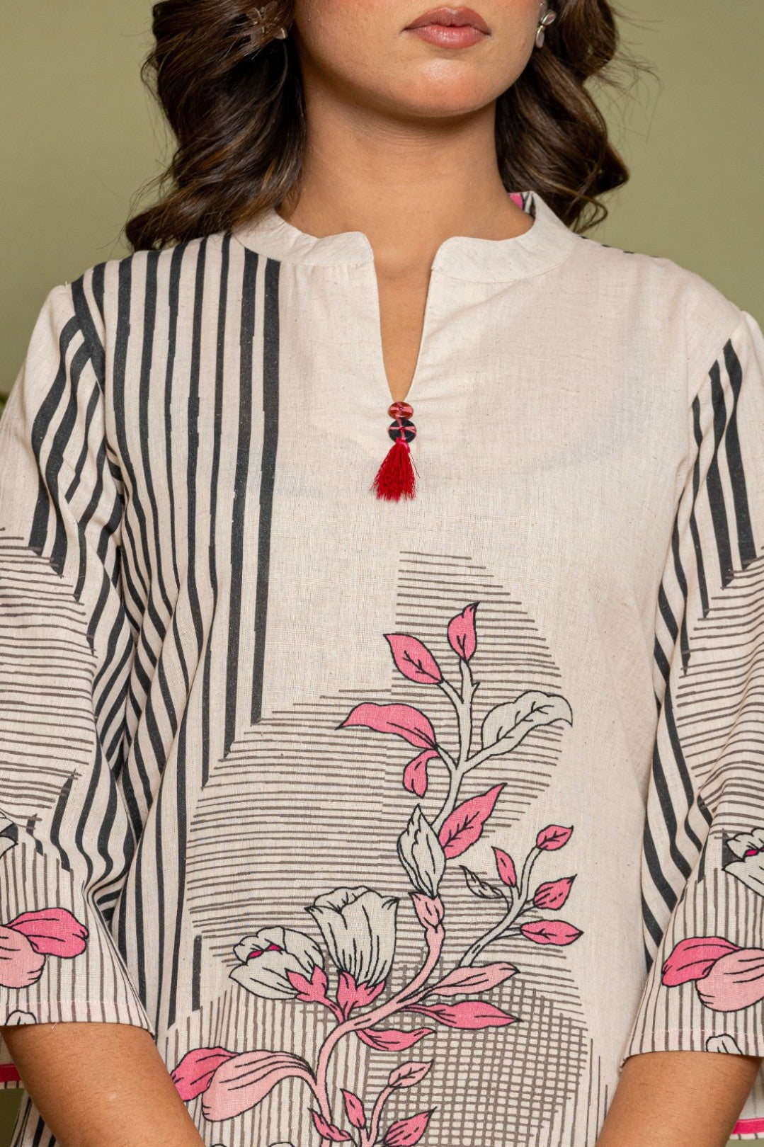 marda zeb printed cotton co-ord set