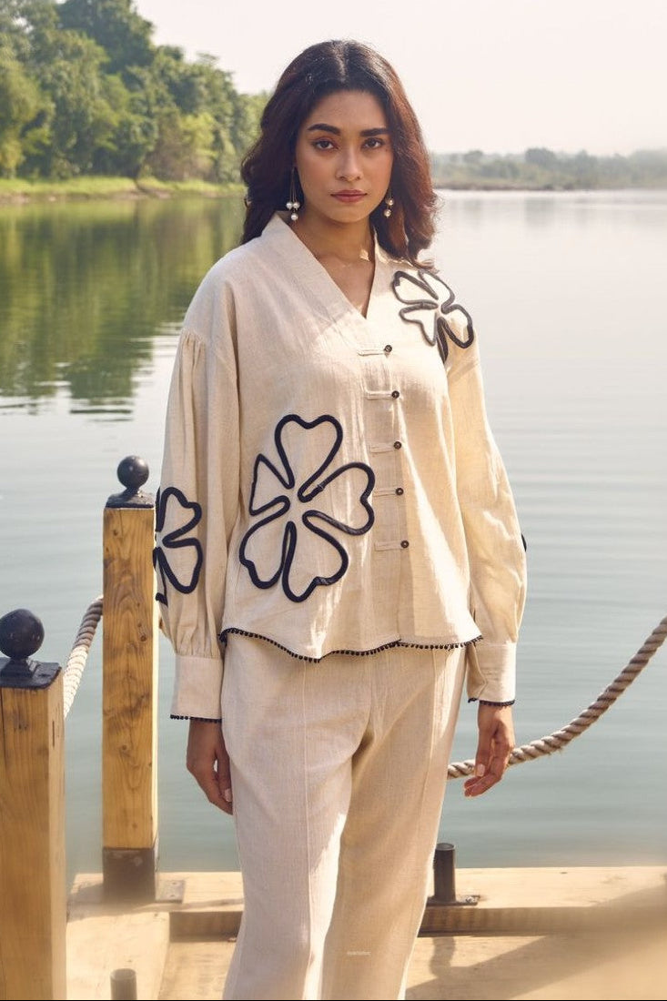 Wespret indi embroidery cotton co-ord set