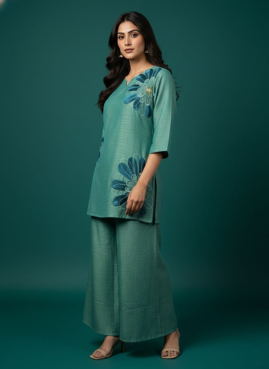 Prisha jay embroidery co-ord set