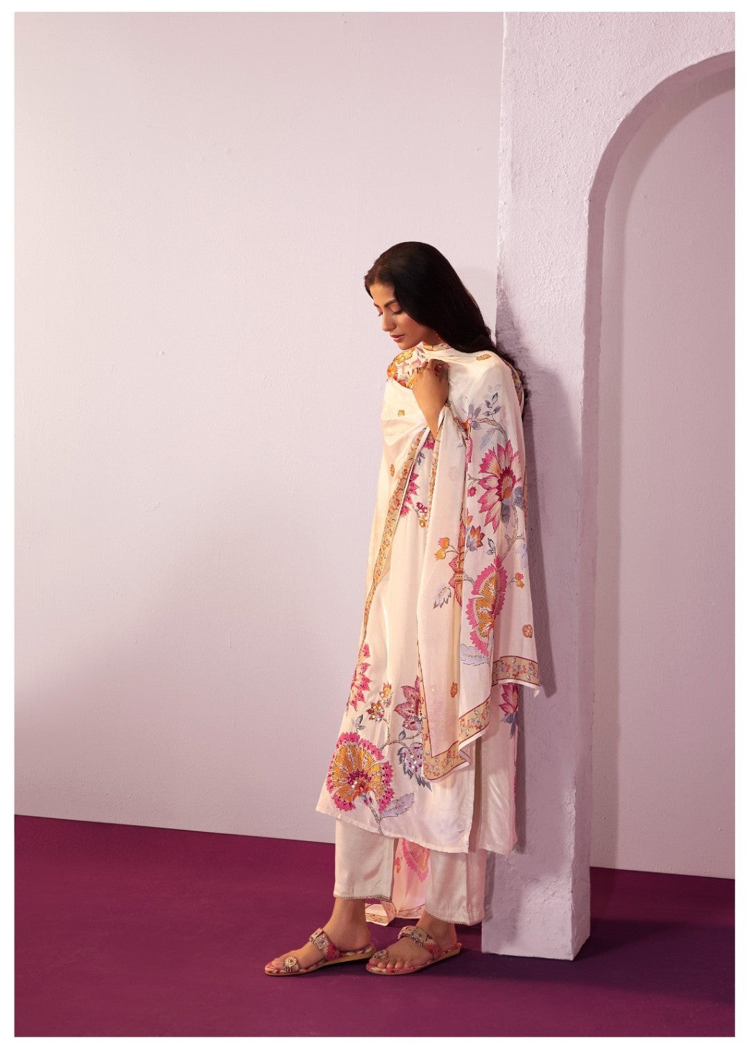 Shireen Daisy Premium Full Work Suit Set