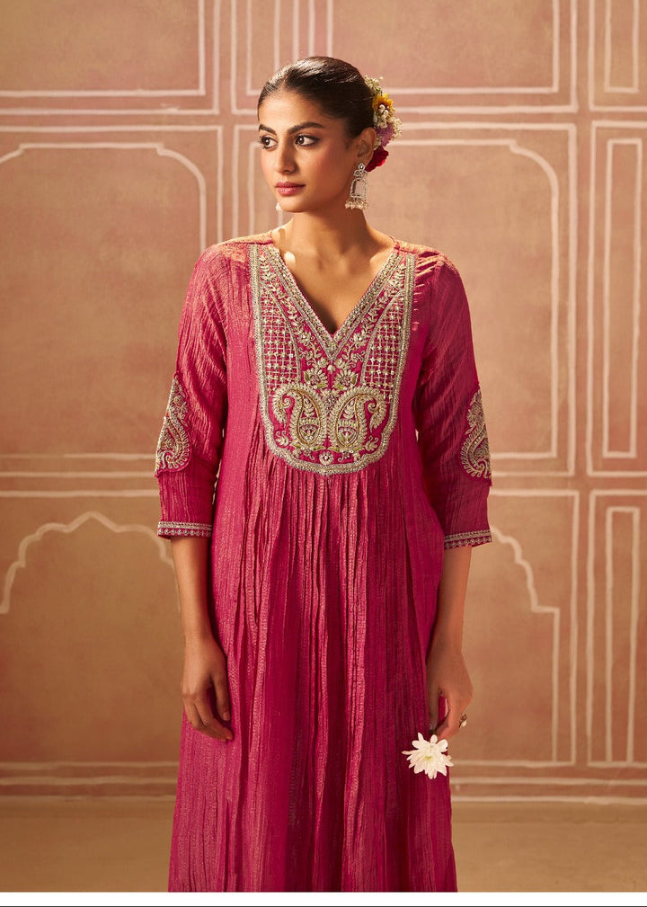 Amaja Rose Full Work Premium Heavy Suit Set