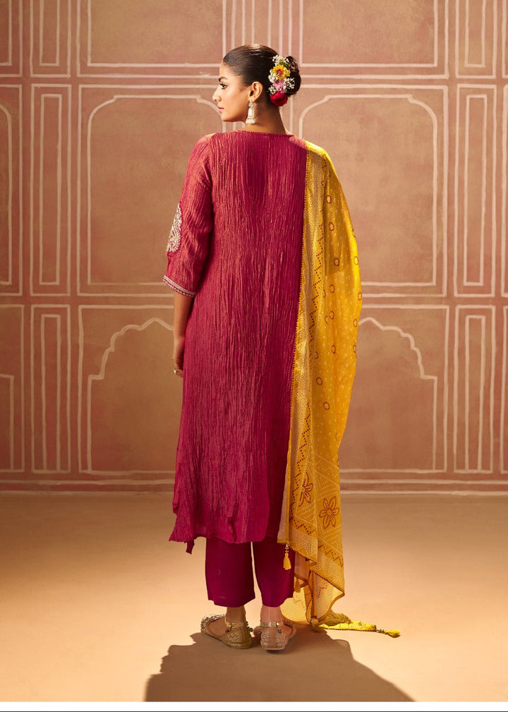 Amaja Rose Full Work Premium Heavy Suit Set