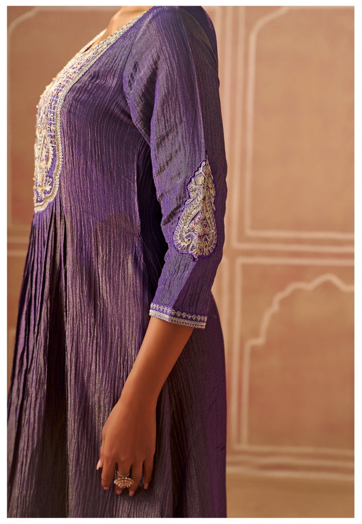 Shireen Iris Full Work Premium Heavy Suit Set