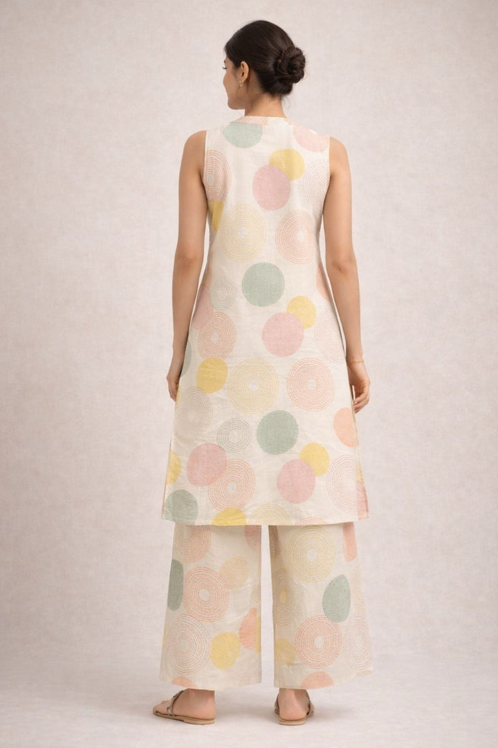 Surbhi Spiral Cotton Kurta Pant Set