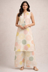 Surbhi Spiral Cotton Kurta Pant Set