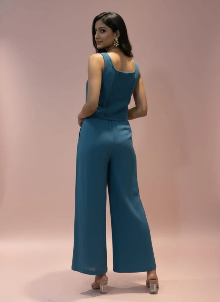 Chaitri Teal Fusion 3 pc set