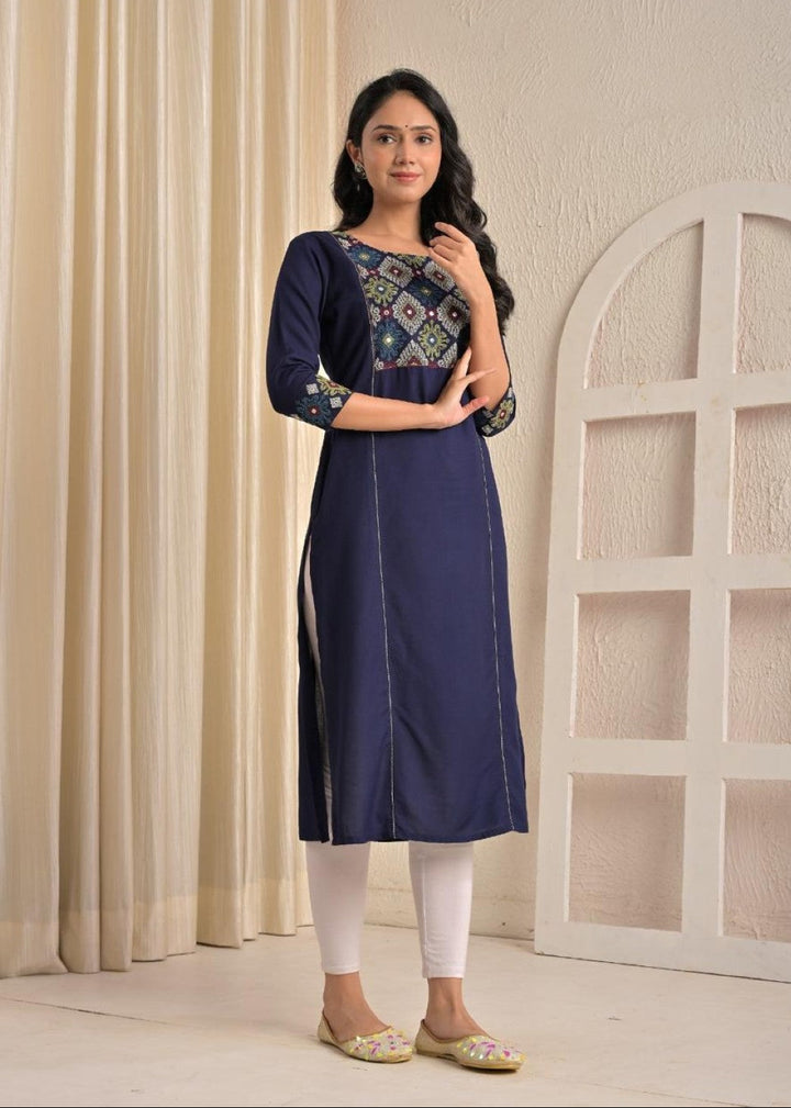Chandri Twilight Embroidered Kurti