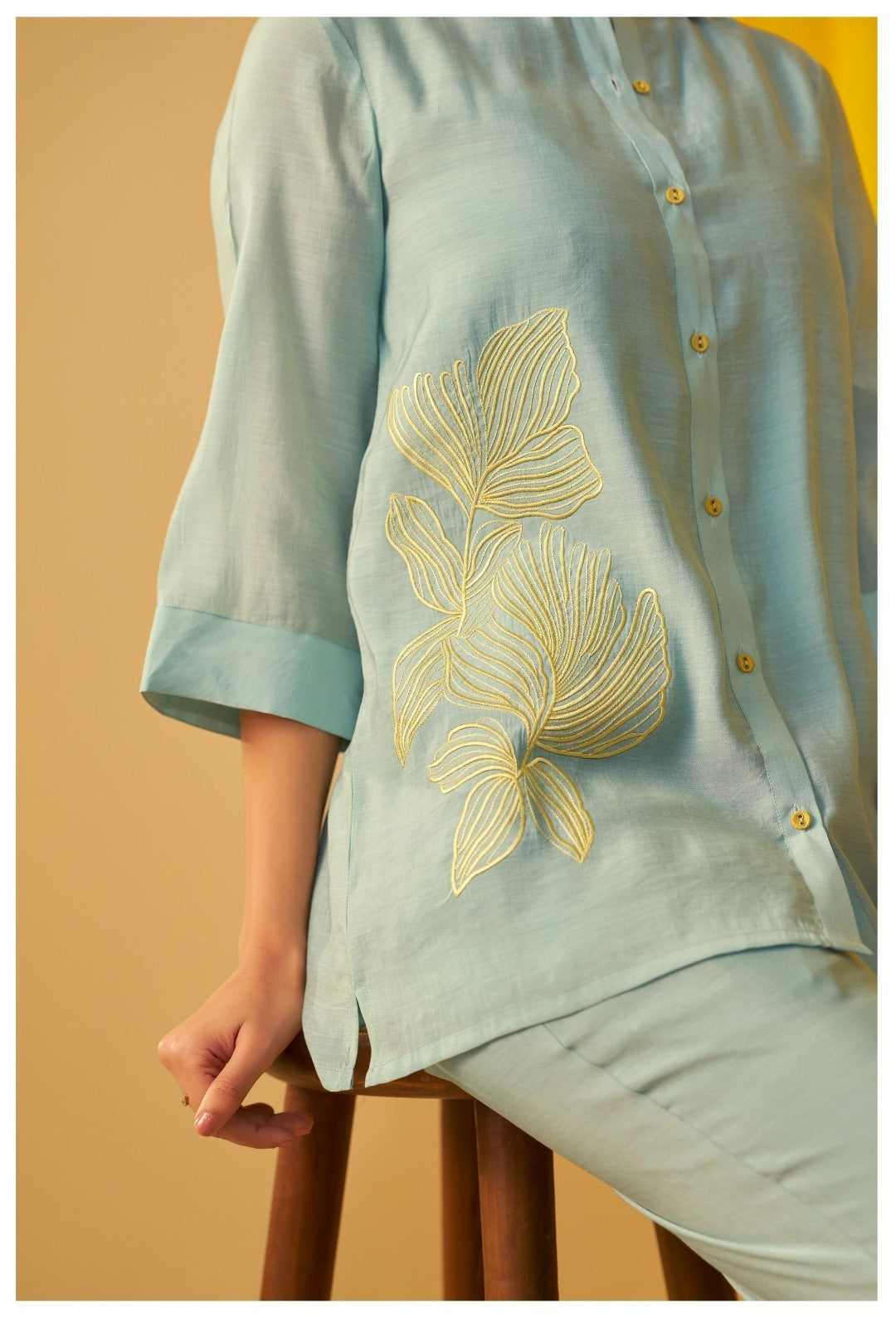 Tisca fern Applique co-ord set