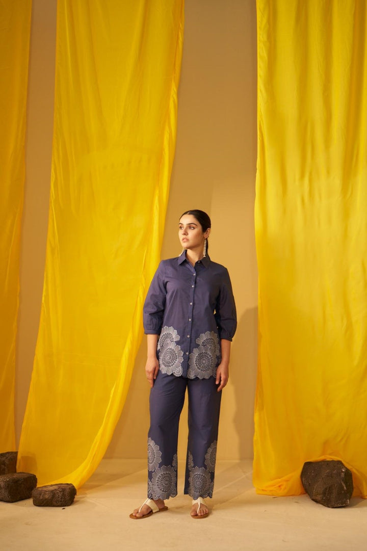 Tisca Indi Embroidery Co-ord set