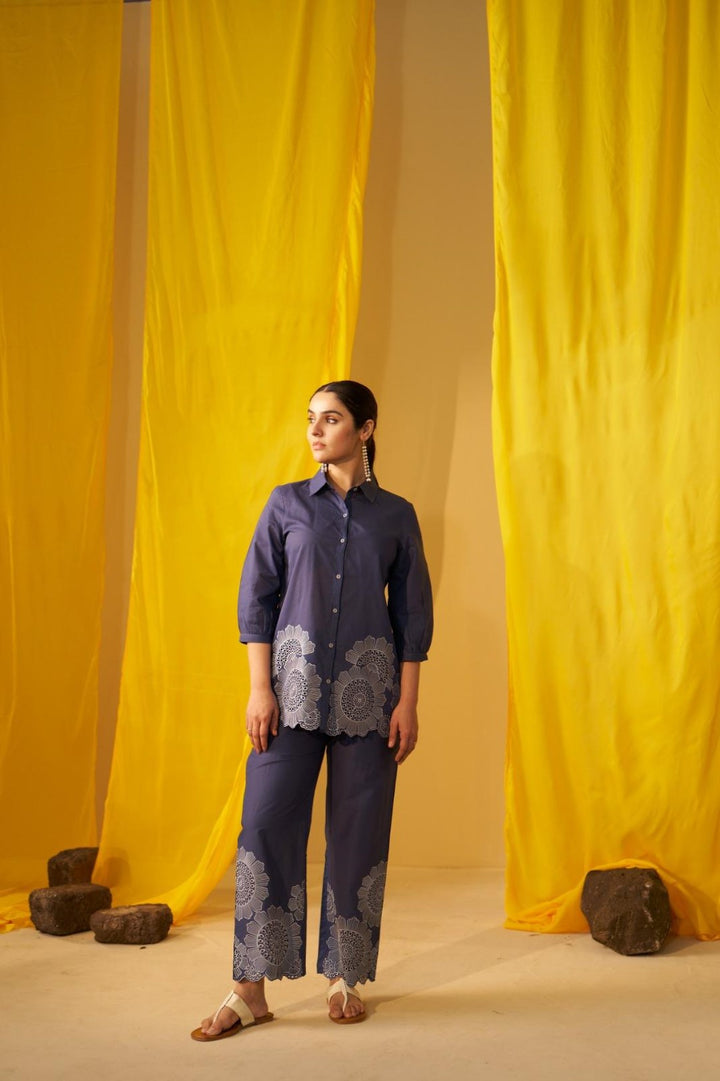 Tisca Indi Embroidery Co-ord set