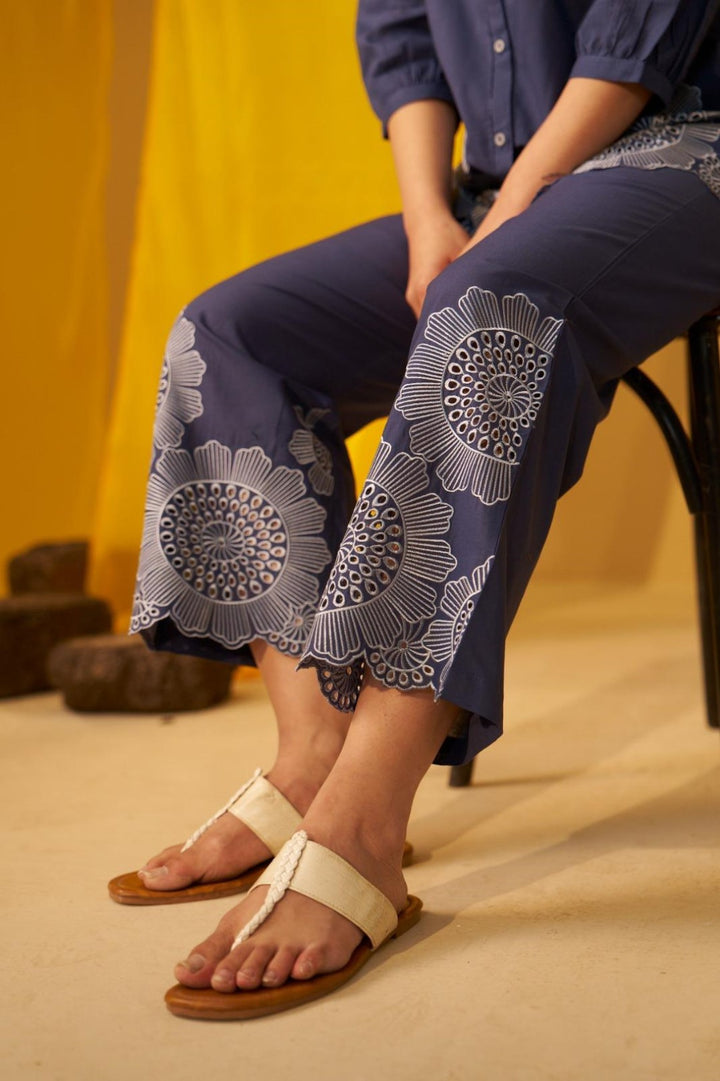 Tisca Indi Embroidery Co-ord set