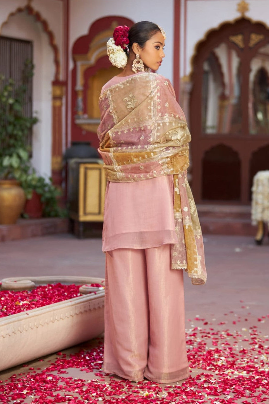 Mihika rouge full work suit set