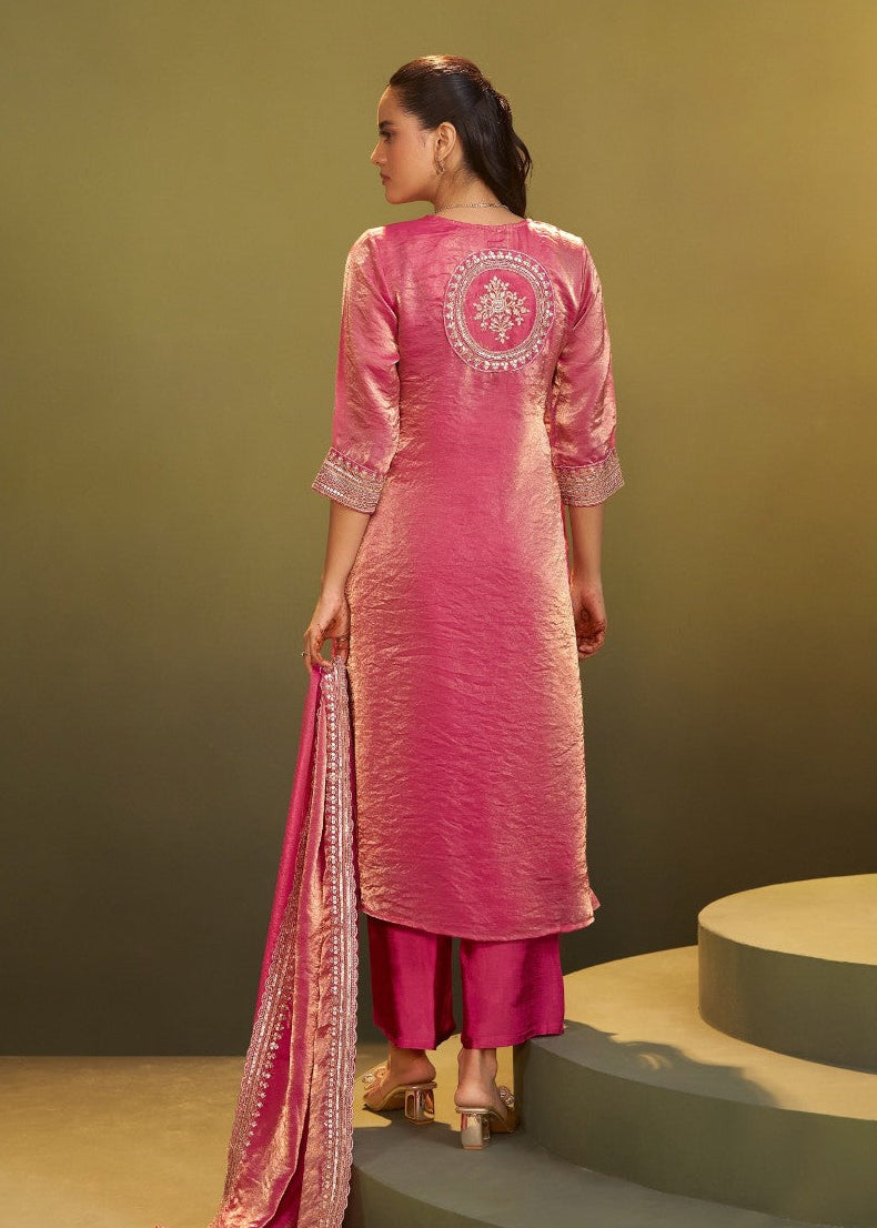 Jagriti Rose Full Work Suit set